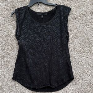 New York & Company Black Sleeveless Top